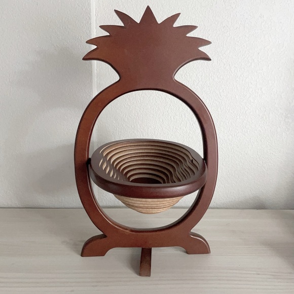 handmade Other - Hardwood Hawaii Pineapple Bowl Basket
